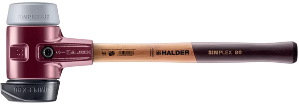 SIMPLEX-Schonhammer 80mm Gummistandfuss/TPE-mid