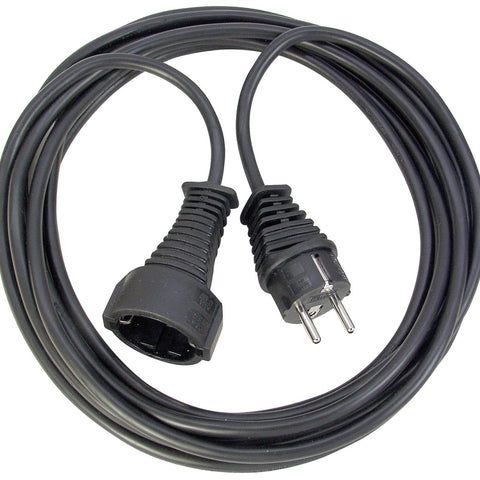 Verlängerungskabel mit Schutzkontakt-Stecker und -Kupplung für den Innenbereich (10m Kabel, mit erhöhtem Berührungsschutz)