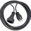 Verlängerungskabel mit Schutzkontakt-Stecker und -Kupplung für den Innenbereich (5m Kabel, mit erhöhtem Berührungsschutz)