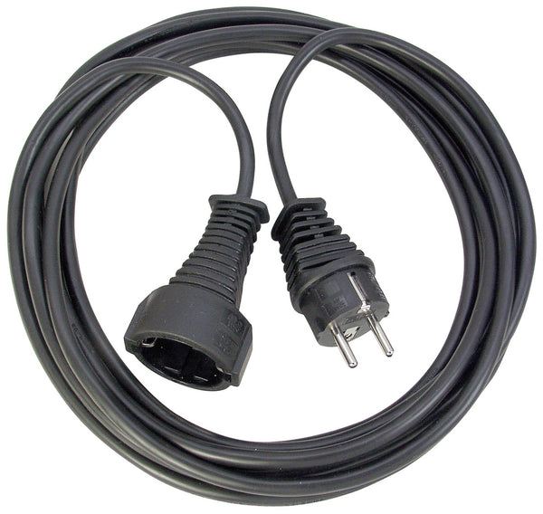Verlängerungskabel mit Schutzkontakt-Stecker und -Kupplung für den Innenbereich (5m Kabel, mit erhöhtem Berührungsschutz)