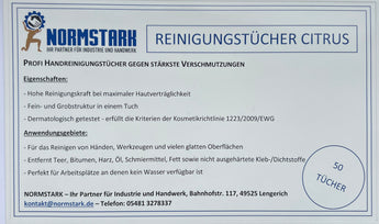 Normstark Reinigungstücher Citrus, 50er