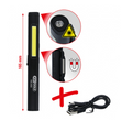 LED COB Stripe Inspektionslampe 350 Lumen mit UV-Spot LED und Laserpointer
