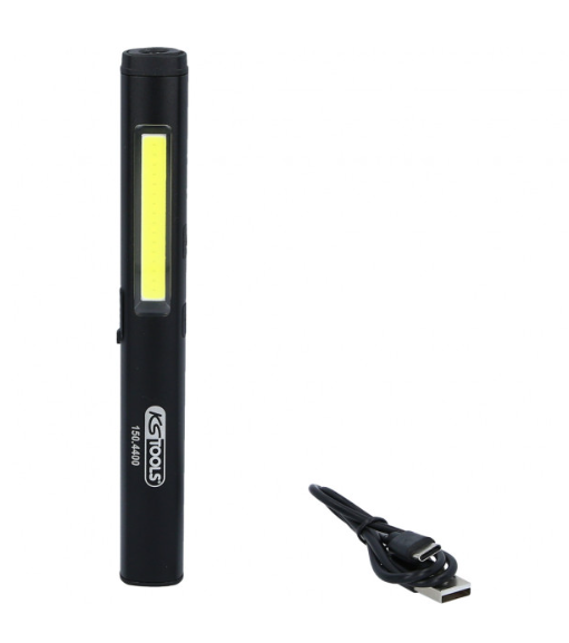 LED COB Stripe Inspektionslampe 350 Lumen mit UV-Spot LED und Laserpointer