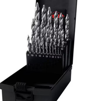 ULTIMATECUT Spiralbohrer-Satz DIN 338 Typ FLOWSTEP®, HSS - 25 tlg.
