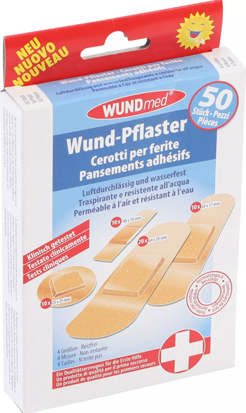 Pflaster-Box 50-tlg.