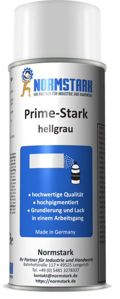 Normstark "Prime Stark", Grundierung und Lack in einem Schritt!, hellgrau