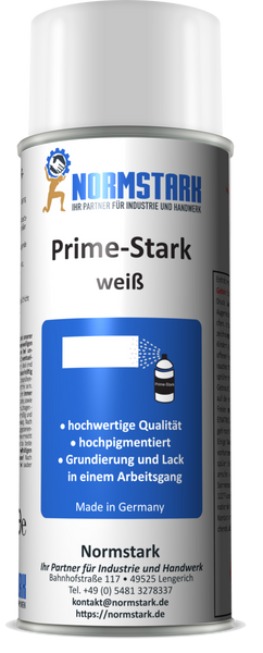 Normstark "Prime Stark", Grundierung und Lack in einem Schritt!, weiß
