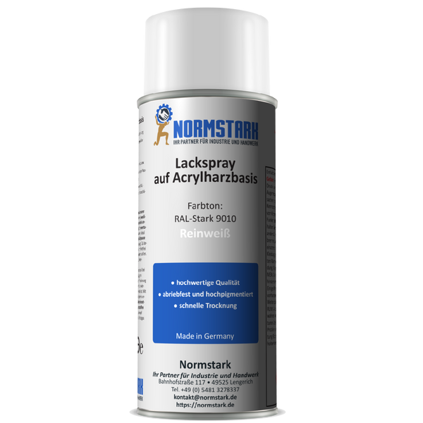 RAL-Lackspray, Normstark Lackspray auf Acrylharzbasis, 400 Ml