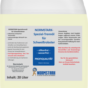 Normstark Spezial-Trennöl für Schweißroboter 20 L