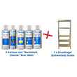 5 Kartons NORMSTARK-Chemie = 1x Grundregal (Schwerlast) gratis