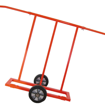 Gipskartonplatten Wagen mit 2 Rädern Groß