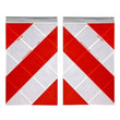 Warnfahnen für Hubladebühnen / 250 x 400 mm (geschweißte Variante)