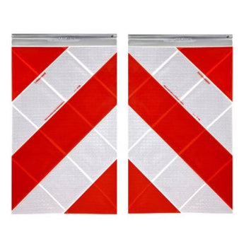 Warnfahnen für Hubladebühnen / 250 x 400 mm (geschweißte Variante)