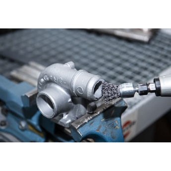 Pinselbürste mit Schaft, gewellter Draht für Stahl, rostfreier Stahl, Inox BPS 600 W