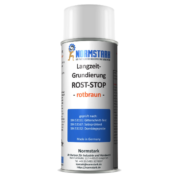 Normstark Langzeit-Grundierung "Rost-Stop" rotbraun, 400 Ml