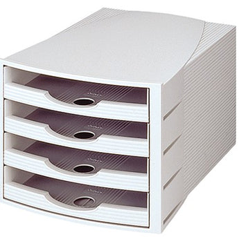 Normstark Office Schubladenbox offen 4 Schubfächer