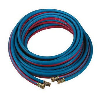 Autogen-Zwillingsschlauch, Garnitur,  - montiert - 10m