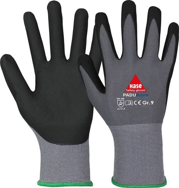 Montagehandschuh aus Nylonfeinstrick Padua Aqua