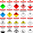 Gefahrzettel gemäß GGVSEB/ADR