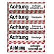 LKW-Schild „Achtung“ / 200 x 800 mm