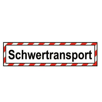 LKW-Schild „Schwertransport“ / 200 x 800 mm
