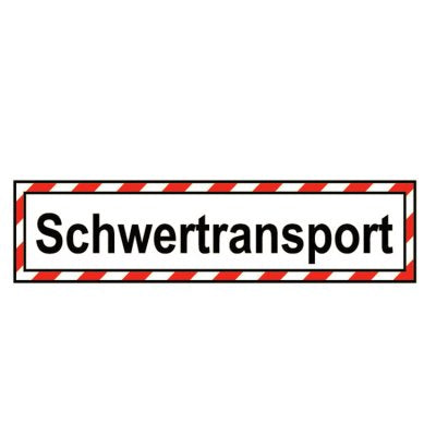 LKW-Schild „Schwertransport“ / 200 x 800 mm