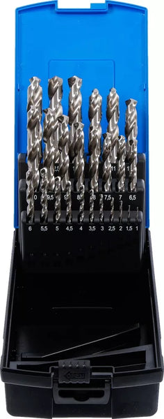 HSS-Spiralbohrer-Satz | 1 - 13 mm | 25-tlg. HS CODE:820750