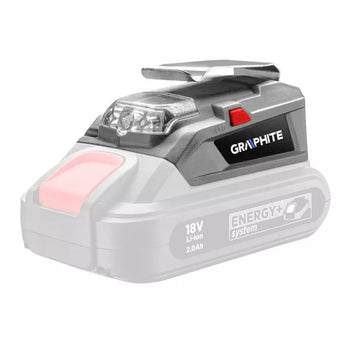 USB-Adapter – LED-Taschenlampe Energy+, ohne Akku, 58G025 GRAPHITE