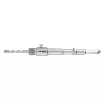 Adapter für Lochsägen HEX und Zentrierbohrer M22 200 mm 55H330 GRAPHITE