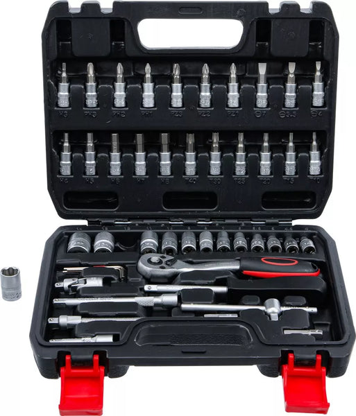 Steckschlüssel-Satz | Antrieb 6,3 mm (1/4") | 46-tlg. HS CODE:8204.20