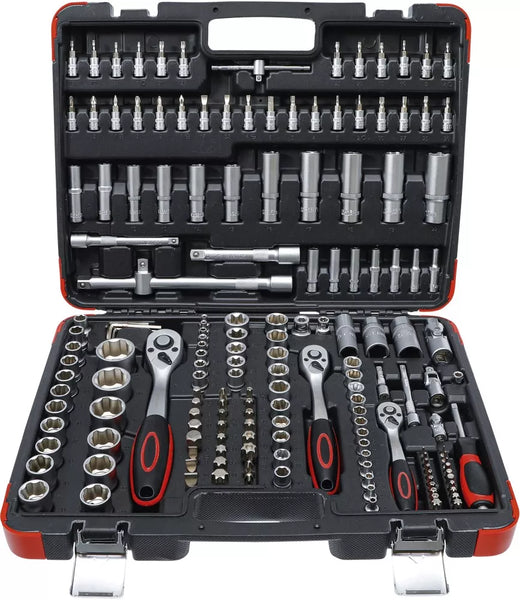 Steckschlüssel-Satz | Antrieb 6,3 mm (1/4") / 10 mm (3/8") / 12,5 mm (1/2") | 172-tlg. HS CODE:8204.20