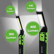 2-teiliges LED-Arbeitslampen-Set mit COB- und Spotlicht – dimmbar, wiederaufladbar, mit Powerbank-Funktion