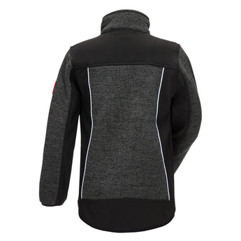 NITRAS MOTION TEX KIDS,strick-softshelljacke,schwarz