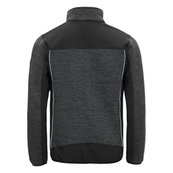 NITRAS MOTION TEX PLUS, strick-softshelljacke,schwarz