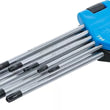 Winkelschlüssel-Satz | extra lang | T-Profil (für Torx) mit Bohrung T10 - T50 | 9-tlg. HS CODE: 8204.21