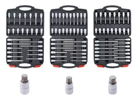 Bit-Einsatz-Sortiment | Antrieb Innenvierkant 12,5 mm (1/2