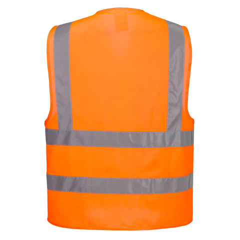 Warnschutz Weste mit Schulterreflexband Orange