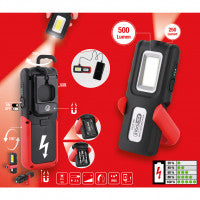 Mobile Werkstatt-Handlampe, knickbar, 500 Lumen