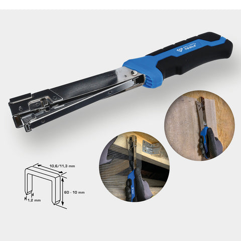 Hammertacker für Drahtklammern