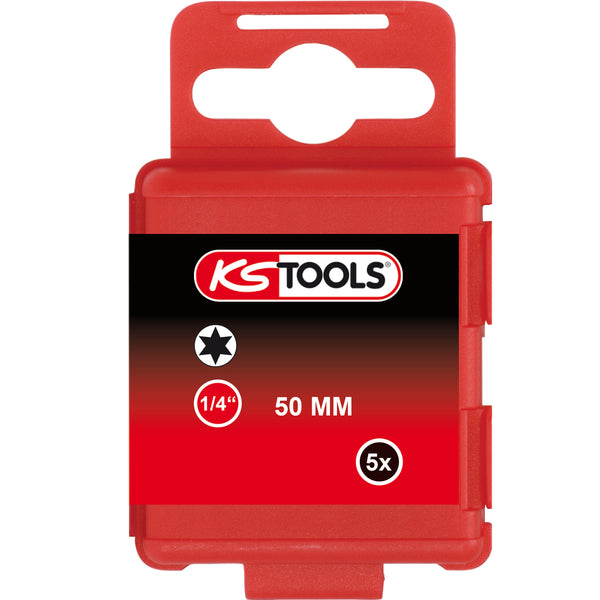 1/4" Bit Torx, 50mm, T40, 5er Pack