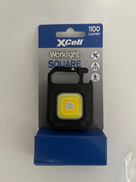 XCell Work Square LED-Akku-Leuchte 7 Lichtmodi Magnet, LED Mini Lampe USB-C Ladebuchse 148868