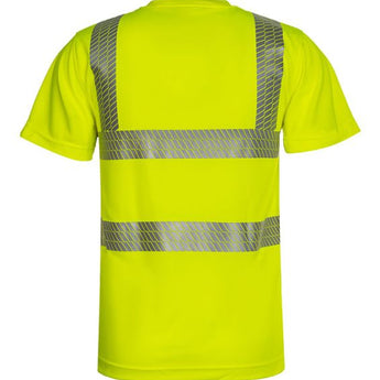 Korntex Hi-Vis T-Shirt ,,Alhambra''- Broken Reflex- Signal-Gelb - M-