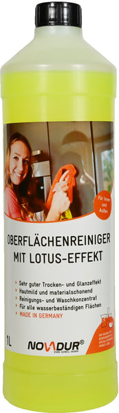 Oberflächenreiniger mit Lotus-Glanz Effekt