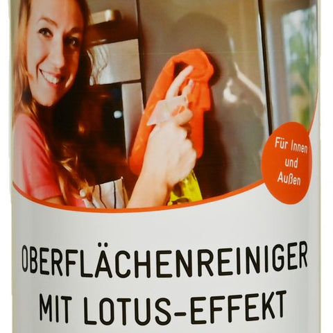 Oberflächenreiniger mit Lotus-Glanz Effekt