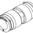 Doppelsteckmuffe transparent permanent für speedpipe mit Außen-Ø 14mm / Glasfaser