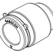 Endstopfen transparent permanent für speedpipe mit Außen-Ø 12mm / Glasfaser