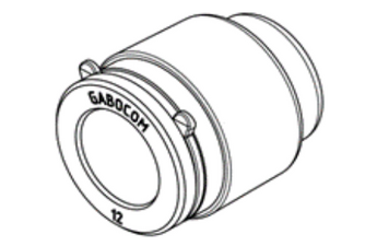 Endstopfen transparent permanent für speedpipe mit Außen-Ø 12mm / Glasfaser