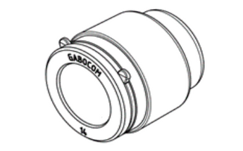 Endstopfen transparent permanent für speedpipe mit Außen-Ø 14mm / Glasfaser