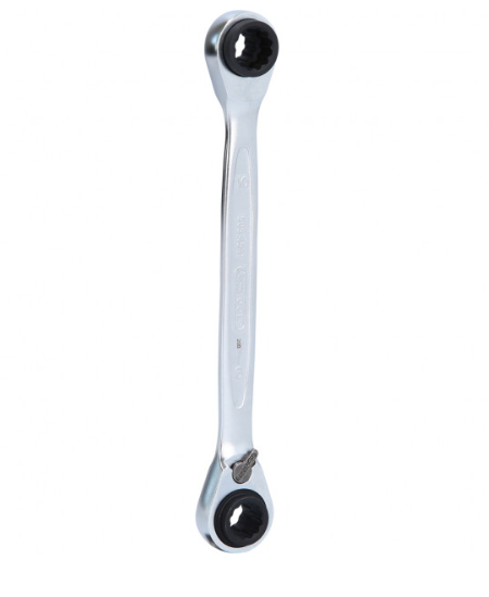 4 in 1 GEARplus® Doppel-Ratschenringschlüssel, umschaltbar