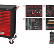 ECOline SCHWARZ/ROT Werkstattwagen mit 7 Schubladen und 515 Premium-Werkzeugen